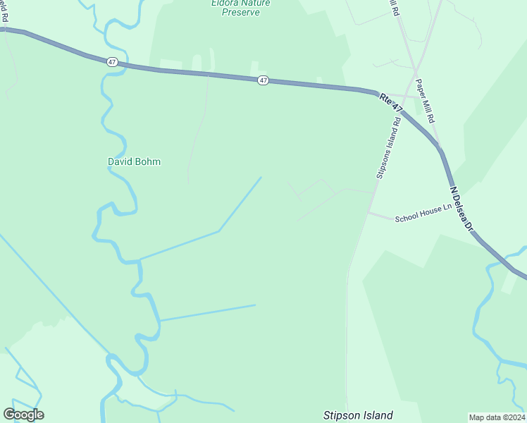 map of restaurants, bars, coffee shops, grocery stores, and more near 162 Powell Road in Woodbine