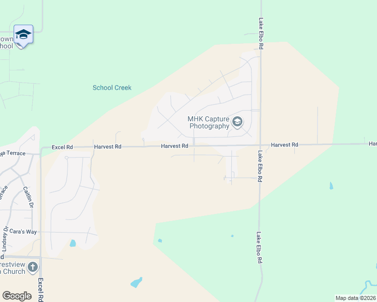 map of restaurants, bars, coffee shops, grocery stores, and more near 4418 Clover Circle in Manhattan