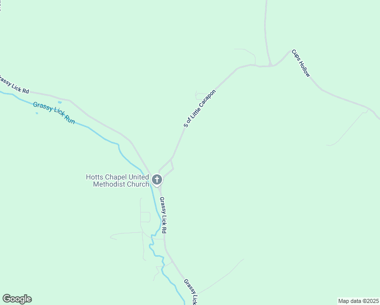 map of restaurants, bars, coffee shops, grocery stores, and more near 7955 South Fork Little Cacapon Road in Rio