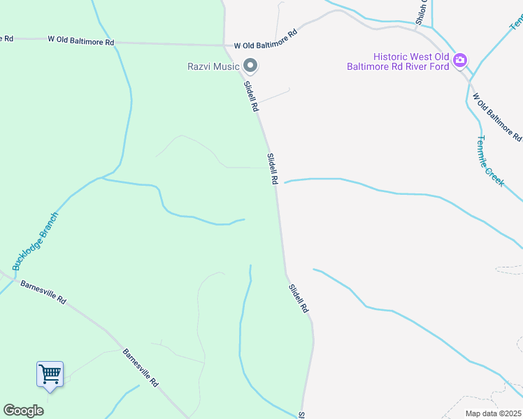 map of restaurants, bars, coffee shops, grocery stores, and more near 21700 Slidell Road in Boyds