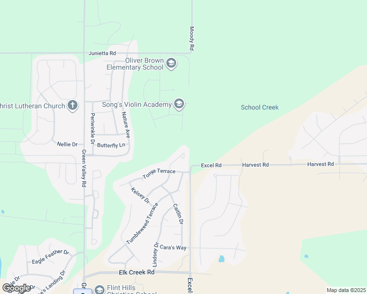 map of restaurants, bars, coffee shops, grocery stores, and more near 4440 Brookes Court in Manhattan