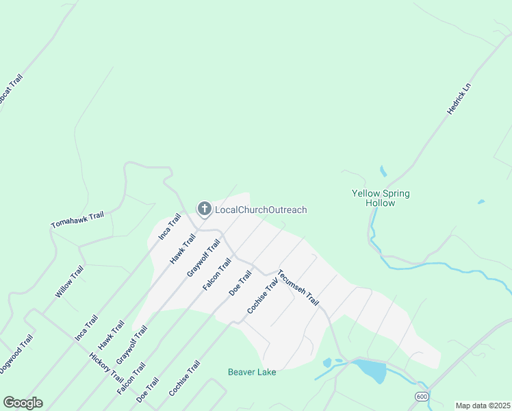 map of restaurants, bars, coffee shops, grocery stores, and more near 118 Gilmore Trail in Winchester