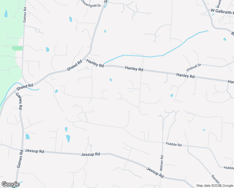 map of restaurants, bars, coffee shops, grocery stores, and more near 5243 Hanley Road in Cincinnati