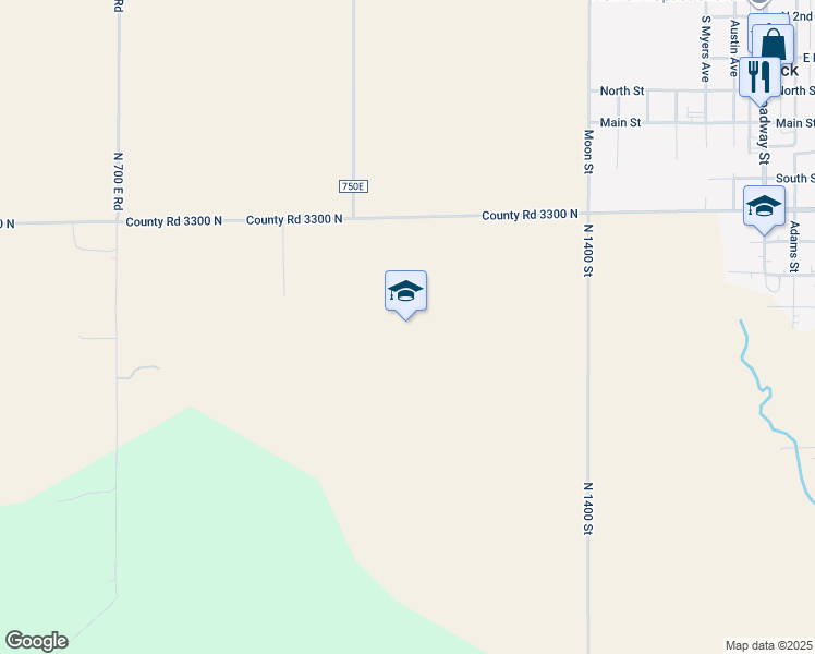 map of restaurants, bars, coffee shops, grocery stores, and more near in Herrick