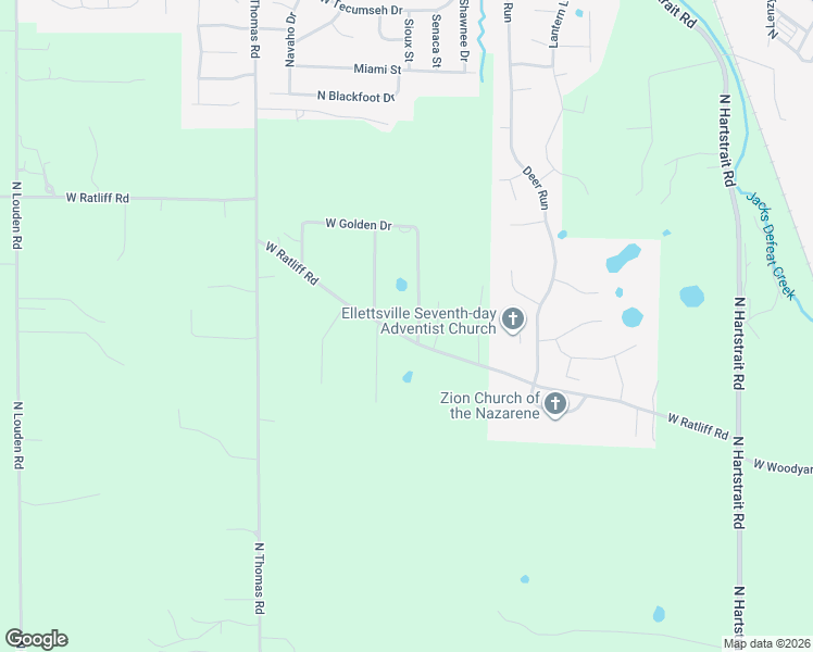 map of restaurants, bars, coffee shops, grocery stores, and more near 4510 Sapphire Drive in Bloomington