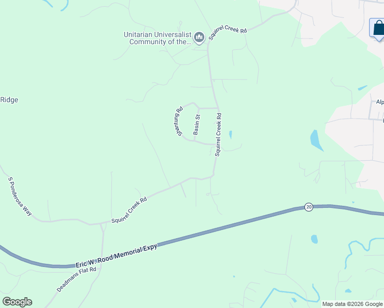 map of restaurants, bars, coffee shops, grocery stores, and more near 13100 Squirrel Creek Road in Grass Valley
