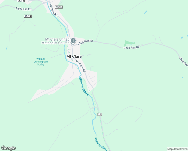 map of restaurants, bars, coffee shops, grocery stores, and more near 43 Hill Top Road in Mount Clare