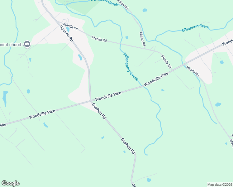 map of restaurants, bars, coffee shops, grocery stores, and more near Woodville Pike in Clermont