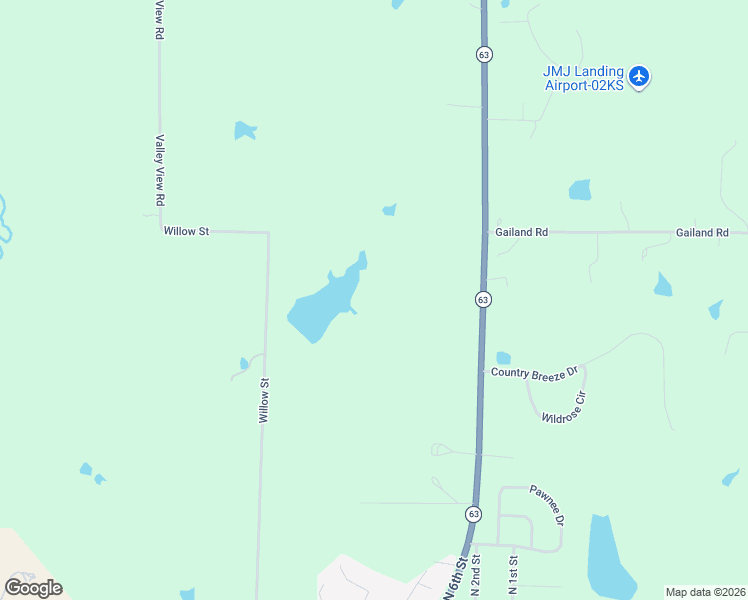 map of restaurants, bars, coffee shops, grocery stores, and more near 4650 Kansas 63 in Saint Marys