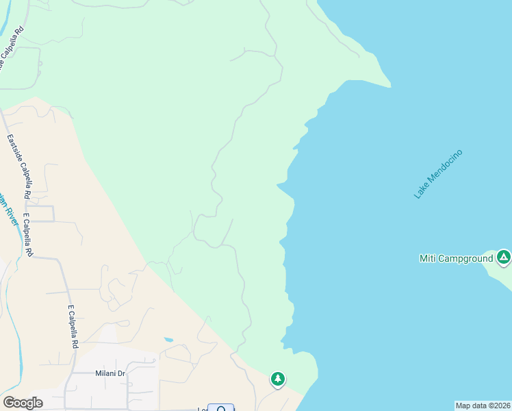 map of restaurants, bars, coffee shops, grocery stores, and more near 4561 Lake Ridge Road in Ukiah