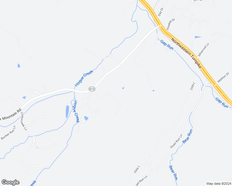 map of restaurants, bars, coffee shops, grocery stores, and more near 374 Back Mountain Road in Winchester