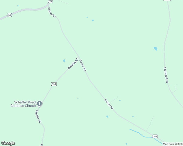 map of restaurants, bars, coffee shops, grocery stores, and more near 8170 Denver Road in Waverly