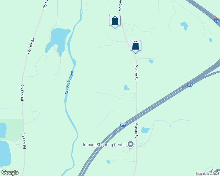 map of restaurants, bars, coffee shops, grocery stores, and more near 6561 Morgan Road in Cleves