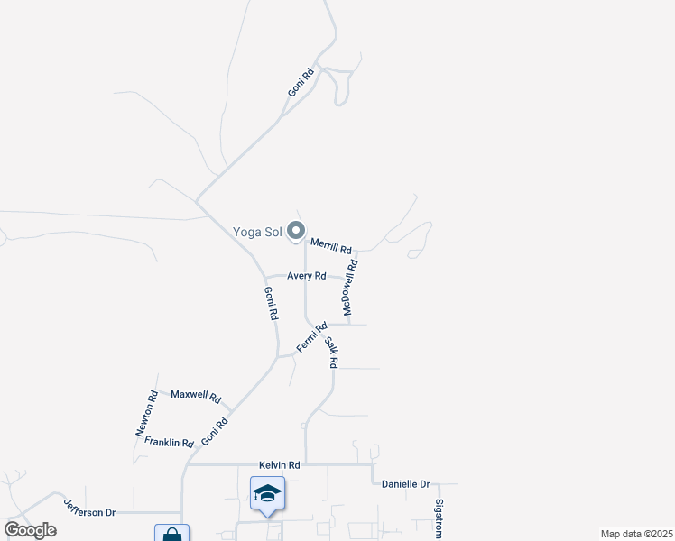 map of restaurants, bars, coffee shops, grocery stores, and more near 2405 Merrill Road in Carson City