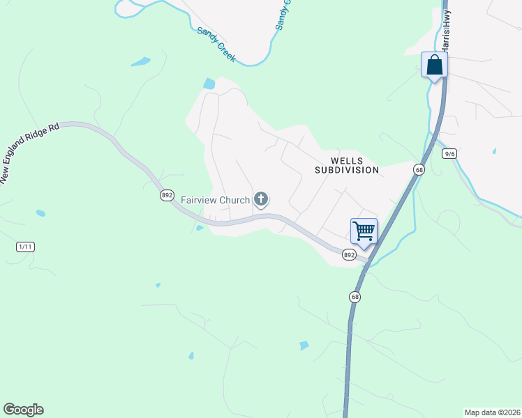 map of restaurants, bars, coffee shops, grocery stores, and more near 380 New England Ridge Road in Washington