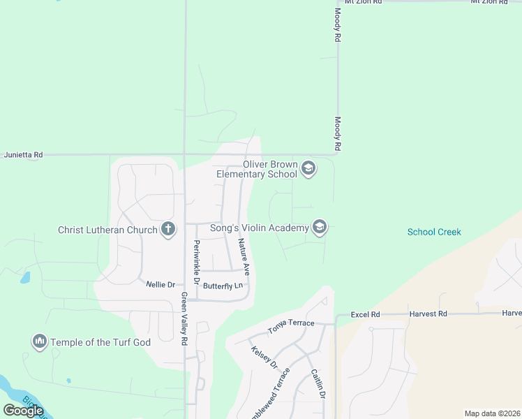 map of restaurants, bars, coffee shops, grocery stores, and more near 9000 Junietta Road in Manhattan