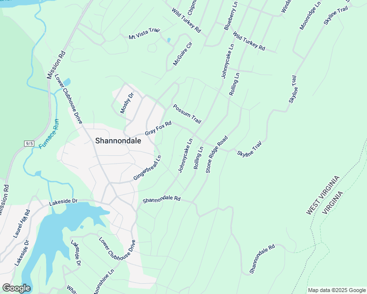map of restaurants, bars, coffee shops, grocery stores, and more near 559 Johnnycake Lane in Harpers Ferry