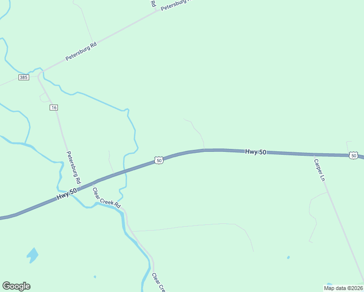 map of restaurants, bars, coffee shops, grocery stores, and more near 9541 U.S. 50 in Hillsboro