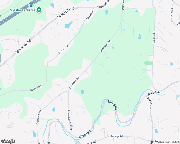 map of restaurants, bars, coffee shops, grocery stores, and more near 7250 Daleview Road in Cincinnati
