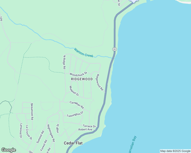 map of restaurants, bars, coffee shops, grocery stores, and more near 4525 Ridgewood Drive in Carnelian Bay