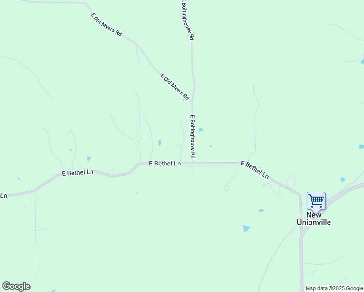map of restaurants, bars, coffee shops, grocery stores, and more near 18451 Happy Hollow Road in Bloomington