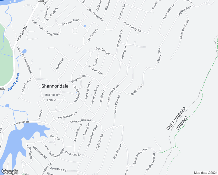 map of restaurants, bars, coffee shops, grocery stores, and more near 771 Rolling Lane in Harpers Ferry