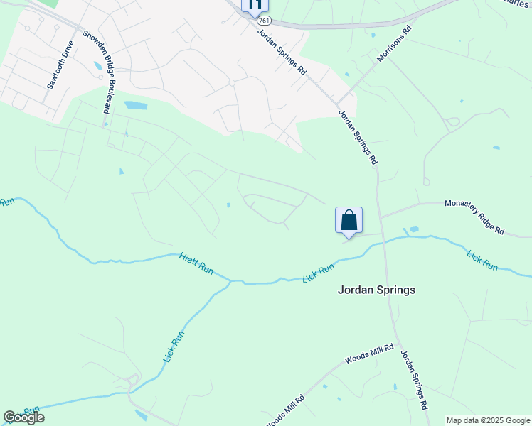 map of restaurants, bars, coffee shops, grocery stores, and more near Centifour Drive in Stephenson