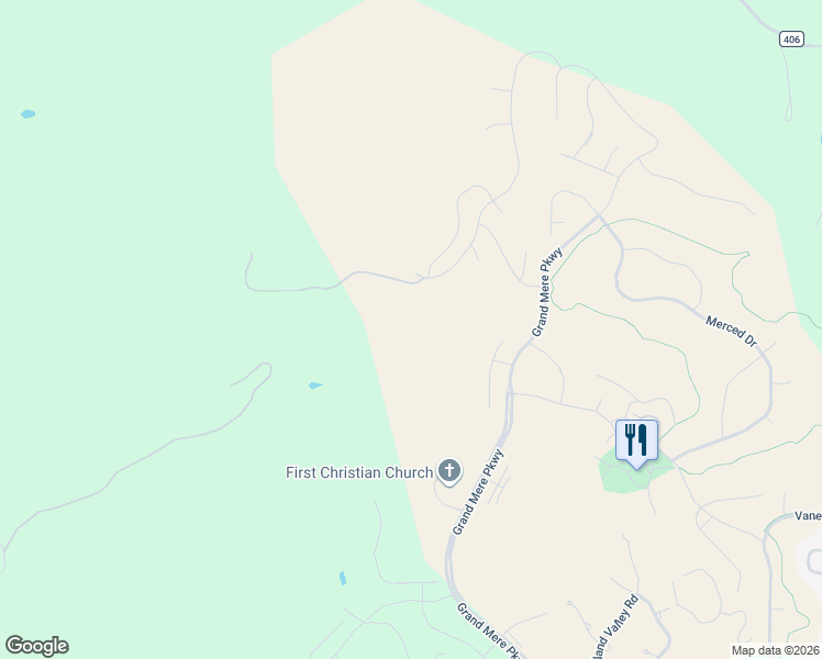 map of restaurants, bars, coffee shops, grocery stores, and more near 25 Grand Mere Parkway in Manhattan