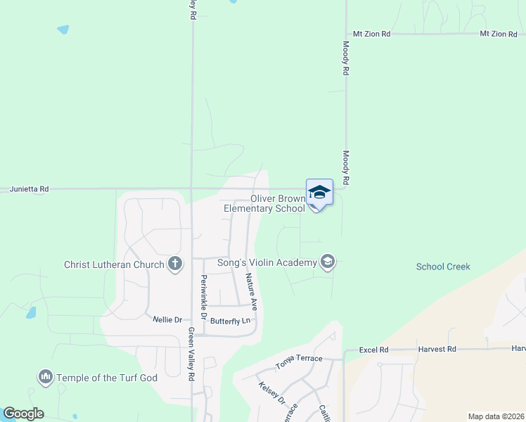 map of restaurants, bars, coffee shops, grocery stores, and more near 9000 Junietta Road in Manhattan