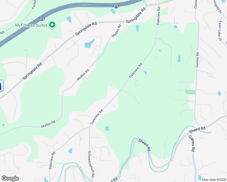 map of restaurants, bars, coffee shops, grocery stores, and more near 7261 Daleview Road in Cincinnati