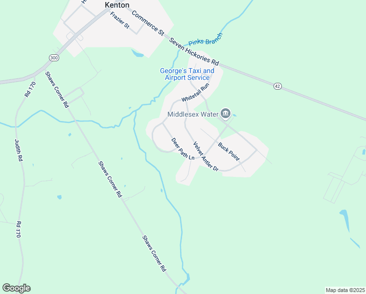 map of restaurants, bars, coffee shops, grocery stores, and more near 141 Deer Path Ln in Clayton