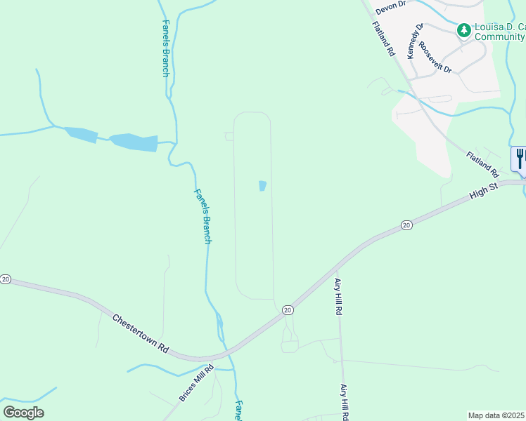 map of restaurants, bars, coffee shops, grocery stores, and more near 8774 Orchard Drive in Chestertown