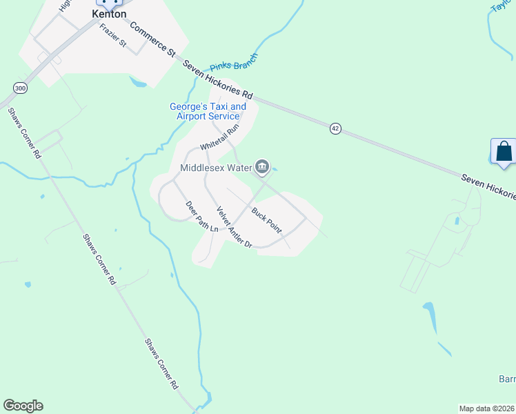 map of restaurants, bars, coffee shops, grocery stores, and more near 81 East Buck Point Road in Clayton