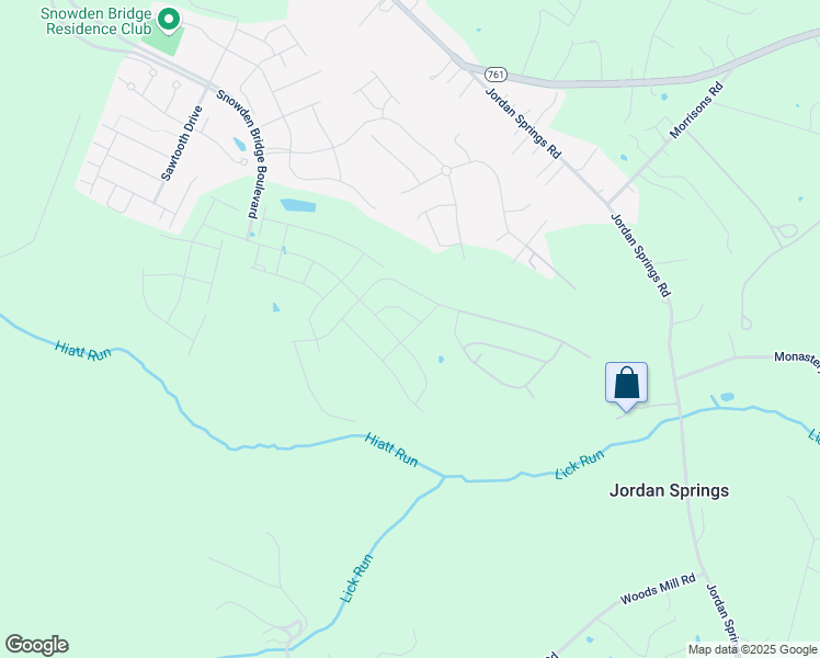 map of restaurants, bars, coffee shops, grocery stores, and more near 116 Centifour Drive in Stephenson