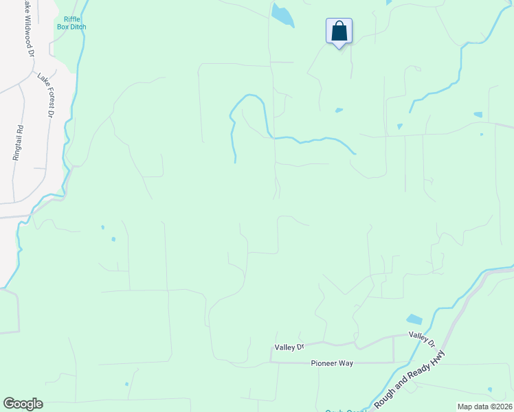 map of restaurants, bars, coffee shops, grocery stores, and more near 10978 Miners Way in Rough and Ready