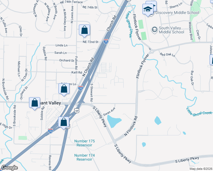 map of restaurants, bars, coffee shops, grocery stores, and more near 9014 Catherine Road in Pleasant Valley