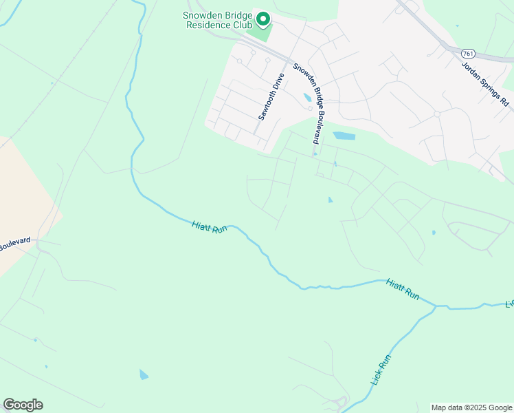map of restaurants, bars, coffee shops, grocery stores, and more near Sapphire Street in Frederick County