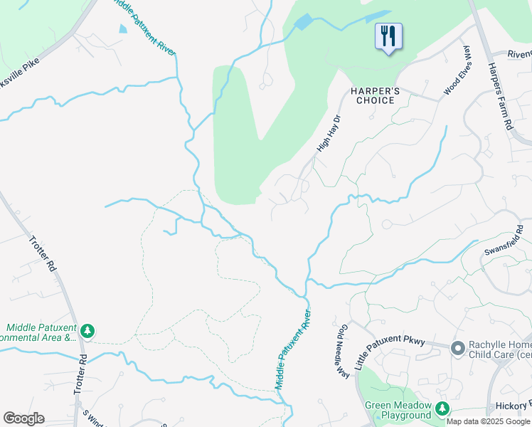 map of restaurants, bars, coffee shops, grocery stores, and more near 11370 Heathertoe Lane in Columbia