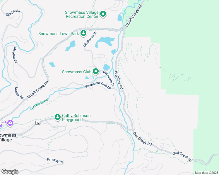 map of restaurants, bars, coffee shops, grocery stores, and more near 141 Snowmass Club Circle in Aspen