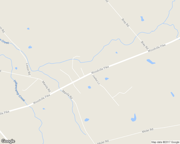map of restaurants, bars, coffee shops, grocery stores, and more near 2300 Woodville Pike in Goshen