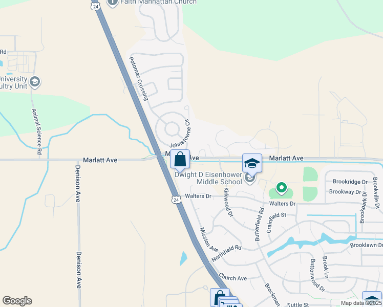 map of restaurants, bars, coffee shops, grocery stores, and more near in Manhattan