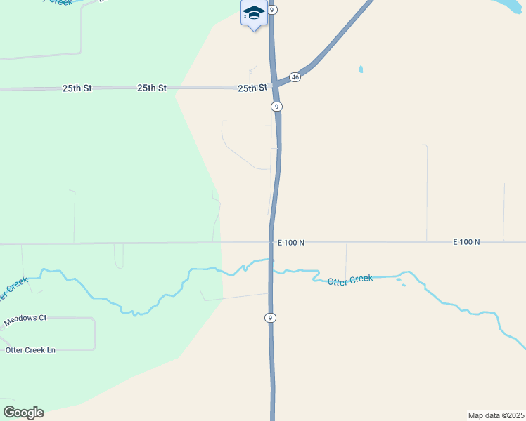 map of restaurants, bars, coffee shops, grocery stores, and more near 2100 Indiana 9 in Columbus