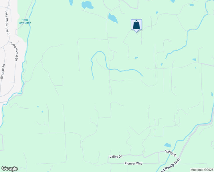 map of restaurants, bars, coffee shops, grocery stores, and more near 10978 Miners Way in Rough and Ready