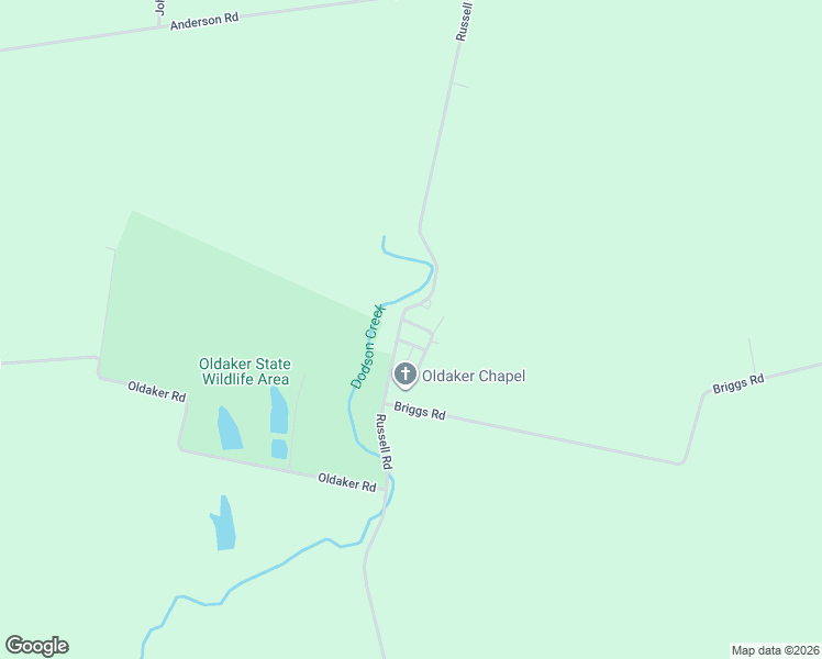 map of restaurants, bars, coffee shops, grocery stores, and more near 7644 Russell Road in Hillsboro