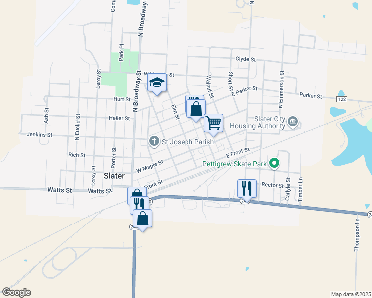 218 East Maple Street, Slater MO Walk Score