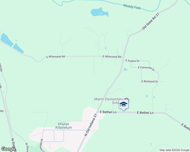 map of restaurants, bars, coffee shops, grocery stores, and more near 1580 East Whisnand Road in Bloomington