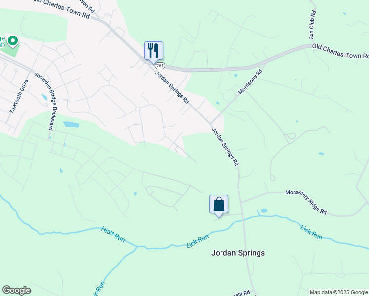 map of restaurants, bars, coffee shops, grocery stores, and more near 219 Patchwork Drive in Stephenson