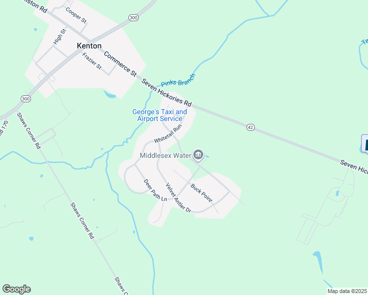 map of restaurants, bars, coffee shops, grocery stores, and more near 75 East Deer Trail Road in Clayton