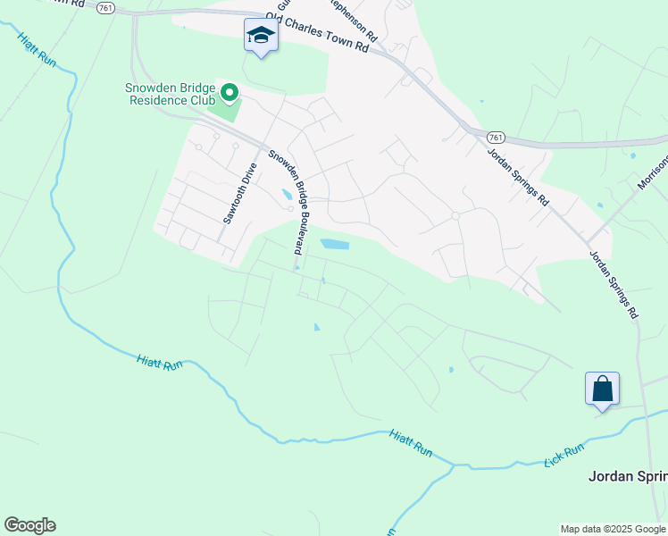 map of restaurants, bars, coffee shops, grocery stores, and more near 202 Patriot Street in Stephenson