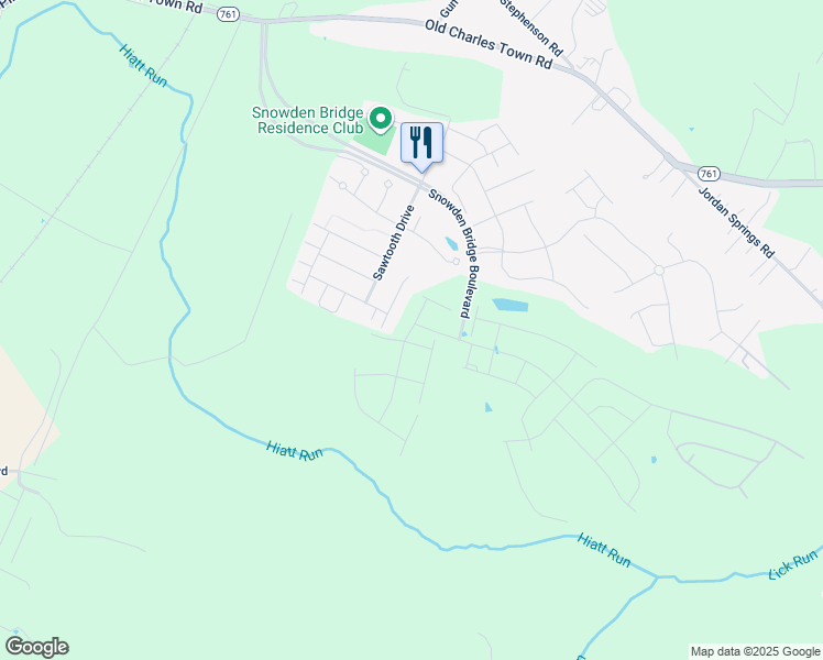 map of restaurants, bars, coffee shops, grocery stores, and more near 112 Heyford Drive in Stephenson
